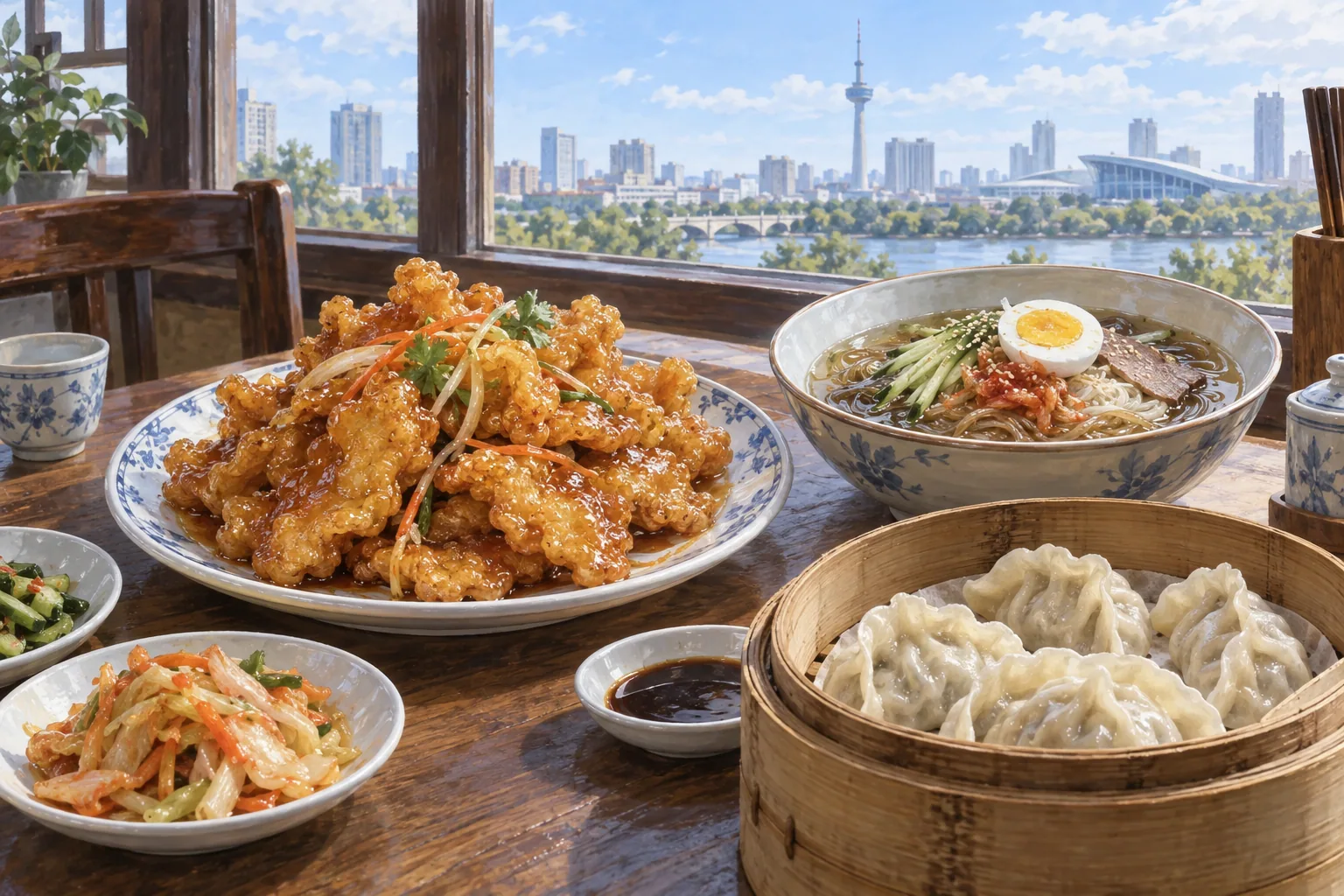 Changchun barbecue, guo bao rou and northeastern dishes