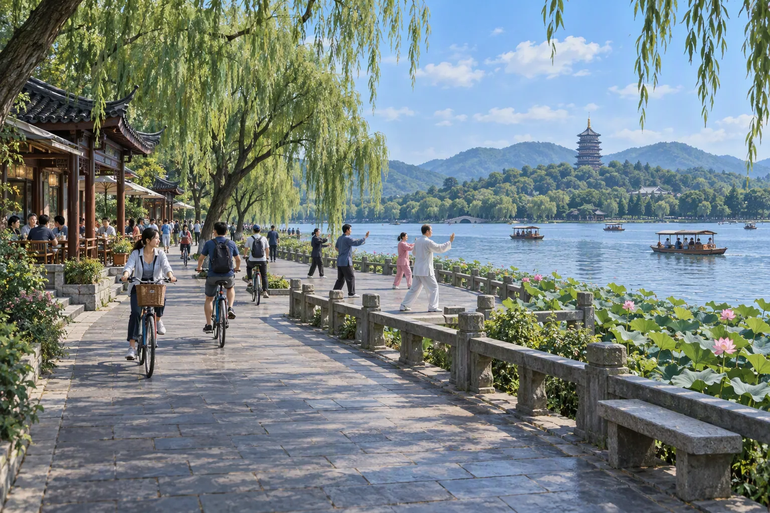 Daily commute and student life in Hangzhou