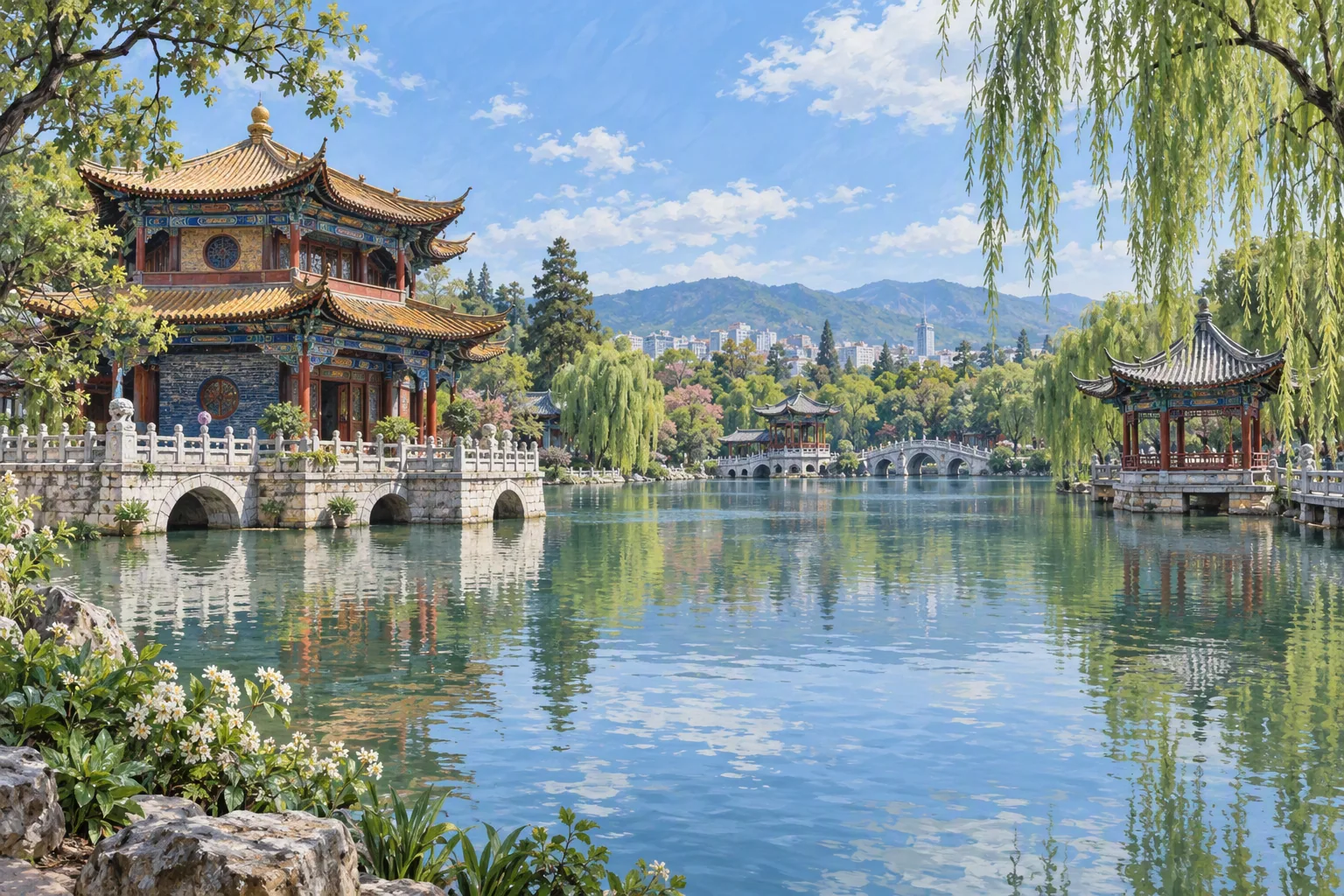 Kunming ethnic culture, Dianchi Lake and the Western Hills