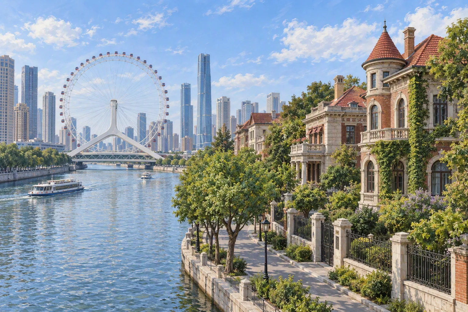 Tianjin's Five Avenues and crosstalk culture